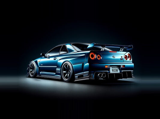 4cm Nissan Skyline R34 GTR